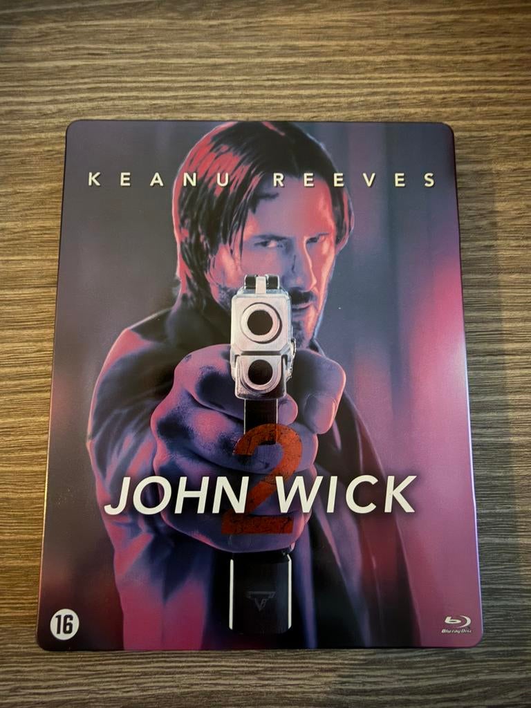 Bluray john wick 2 steelbook, Ophalen of Verzenden, Zo goed als nieuw