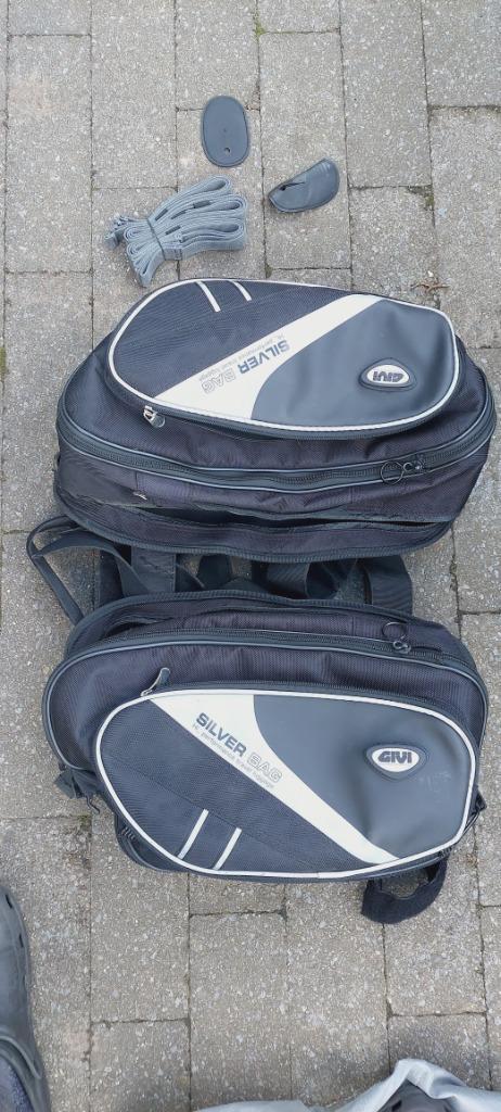 Softbags Givi Silver Line, Motoren, Accessoires | Koffers en Tassen, Gebruikt, Ophalen