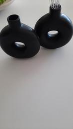 2 VASES MODERNES EN PARFAIT ÉTAT, Enlèvement ou Envoi, Comme neuf, Noir