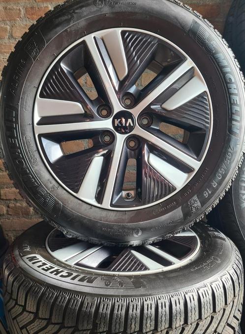 16 inch KIA Niro Winterset 5x114.3 Michelin 7-8mm TPMS, Auto-onderdelen, Banden en Velgen, Banden en Velgen, Winterbanden, 16 inch