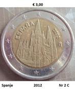 2 Euromunten Spanje, Ophalen of Verzenden, Spanje, 2 euro, Losse munt