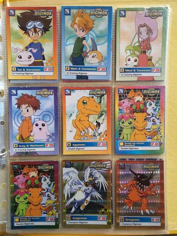Digimon kaarten, Enlèvement ou Envoi, Comme neuf, Plusieurs cartes, Foil