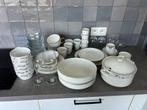 SERVIESSET, Ophalen, Keramiek, Zo goed als nieuw, Bord(en)