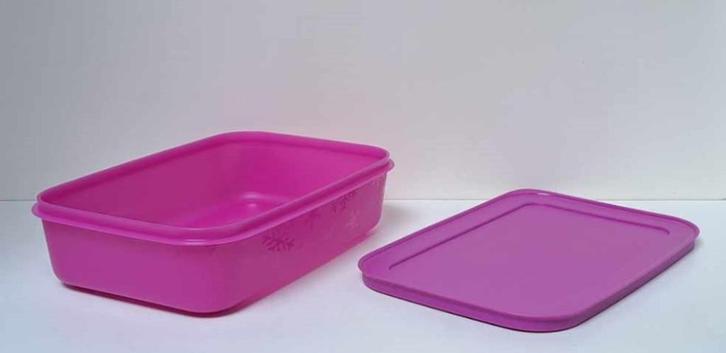 Tupperware™ « Igloo » Diepvriezer - 1 liter x 2 - paars, Huis en Inrichting, Keuken | Tupperware, Nieuw, Bus of Trommel, Paars