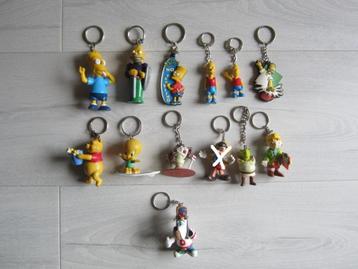 Personnages de dessins animés en porte-clé - 2,00Eur / pièce beschikbaar voor biedingen