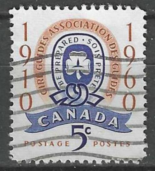 Canada 1960 - Yvert 316 - 50 jaar Gidsen (ST), Timbres & Monnaies, Timbres | Amérique, Affranchi, Envoi