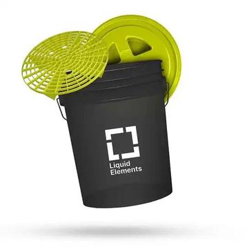 Liquid elements 20 liter emmer met wasrooster en deksel beschikbaar voor biedingen