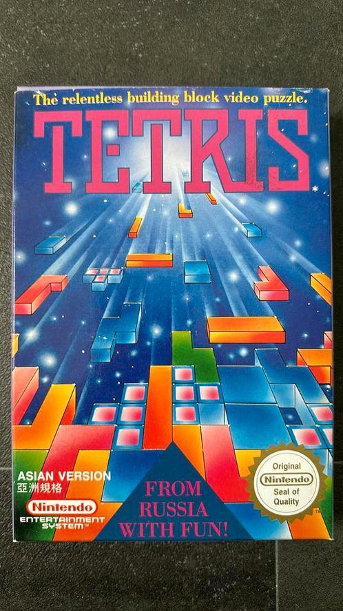 Tetris-game voor het Nintendo NES-systeem, Games en Spelcomputers, Games | Nintendo NES, Zo goed als nieuw, Ophalen of Verzenden