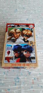 Puzzel Miraculous (hout) (2 stuks), Ophalen, Gebruikt, 10 tot 50 stukjes, Van hout