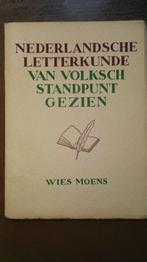 Wies Moens Nederlandsche letterkunde van volksch standpunt, Boeken, Ophalen of Verzenden