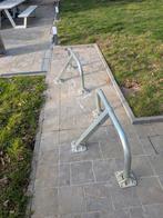 2 gegalvaniseerde inklapbare parkeerbeugels ongebruikt, Ophalen