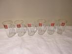 6 drinkglazen MANDARIN drinkglas vintage glazen, Verzamelen, Glas en Drinkglazen, Ophalen