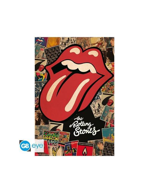 The Rolling Stones - Poster Maxi (91.5x61cm) - Collage, Verzamelen, Posters, Nieuw, Muziek, Deurposter of groter, Vierkant, Verzenden