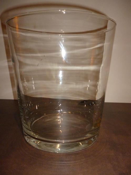 Vaas in glas bokaal glazen vaas transparant déco glas pot, Huis en Inrichting, Woonaccessoires | Vazen, Glas, Ophalen of Verzenden