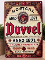 Metalen reclamebord Duvvel, Verzamelen, Ophalen of Verzenden, Nieuw, Reclamebord, Plaat of Schild, Duvel