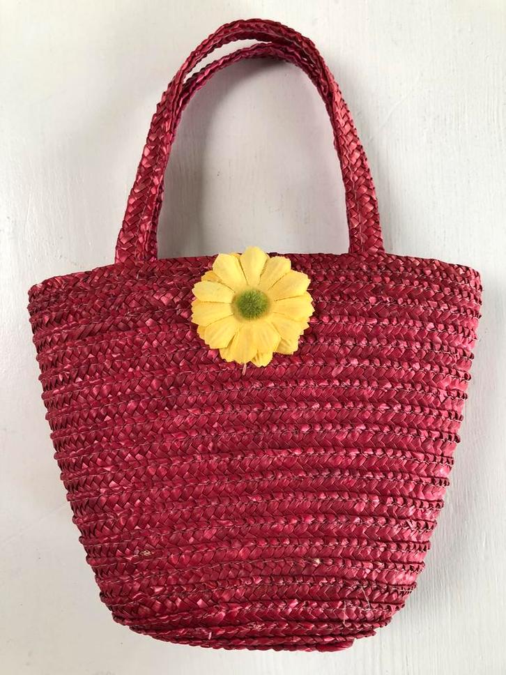 klein rieten mandje met handvat, Kinderen en Baby's, Kindermode-accessoires, Gebruikt, Ophalen of Verzenden