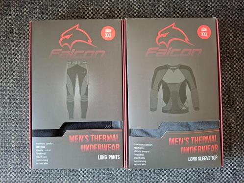 Set Thermisch ondergoed merk Falcon maat XXL - verzegeld, Kleding | Heren, Ondergoed, Overige typen, Grijs, Ophalen of Verzenden