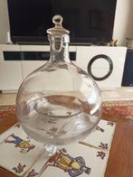 antieke glazen vliegenval, Ophalen