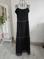 Longue robe noire d'été taille 42 neuve avec étiquette, Noir, Taille 42/44 (L), Sous le genou, Enlèvement ou Envoi