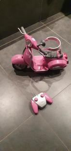 Roze brommer voor pop met afstandsbediening, Ophalen, Zo goed als nieuw, Afstandsbediening