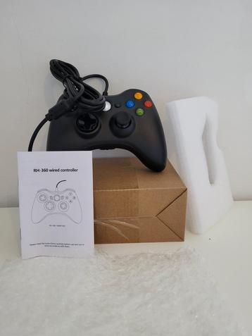 Bekabelde Xbox 360 controller zwart, Enlèvement ou Envoi, Neuf, Contrôleur, Xbox 360