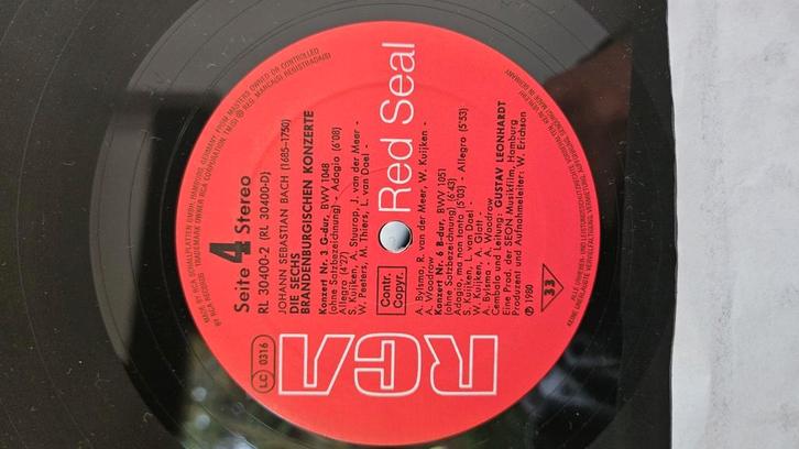 LP – Bach Brandenburgse Concerten., Cd's en Dvd's, Vinyl | Kinderen en Jeugd, Zo goed als nieuw, Ophalen