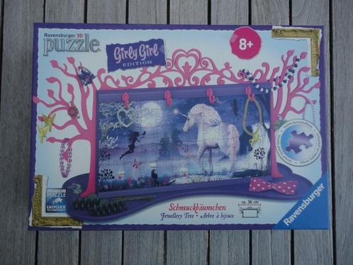 Girly Girl 3D Puzzel Juwelenboom (Ravensburger), Kinderen en Baby's, Speelgoed | Kinderpuzzels, Gebruikt, 6 jaar of ouder, Meer dan 50 stukjes