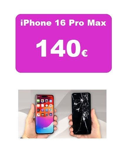 Réparation écran iPhone 16 Pro Max pas cher à Bruxelles, Télécoms, Téléphonie mobile | Accessoires & Pièces, Apple iPhone, Autres types