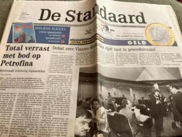 Krant - De Standaard 1 december 1998 beschikbaar voor biedingen