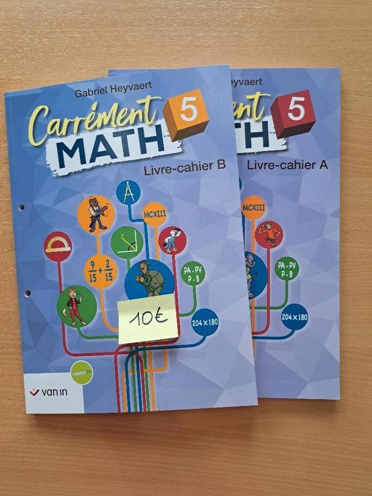 Carrément math 5 - Manuel scolaire math, Boeken, Schoolboeken, Nieuw, Wiskunde A, BSO, Ophalen