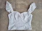 Nieuw wit bloesje mt smal (zie foto's), Kleding | Dames, Blouses en Tunieken, Ophalen, Nieuw, Maat 36 (S), Wit