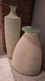 Vazen 2 stuks, Maison & Meubles, Accessoires pour la Maison | Vases, Comme neuf, Enlèvement ou Envoi