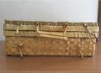 Rieten koffertje, Ophalen of Verzenden, Rechthoekig, Mand