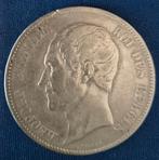 muntstuk Leopold I 5F 1852, Monnaie en vrac, Argent, Argent, Envoi