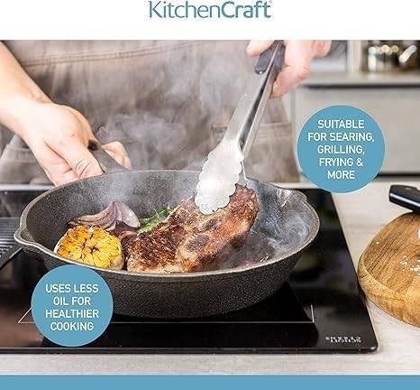Poêle à griller | fonte | Nouveau | LIVRAISON GRATUITE, Neuf, -, KITCHENCRAFT, -