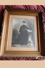 grote antieke kader met oorspronkelijk foto, Antiek en Kunst, Ophalen