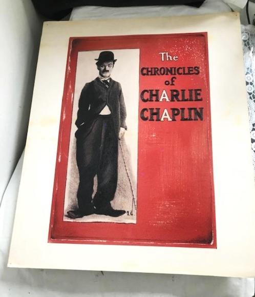 Lithographie n° 3 Charlie Chaplin tirage 60 x 50 Belge😍💑👌, Antiquités & Art, Art | Lithographies & Sérigraphies, Enlèvement ou Envoi