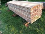 77 barres de bois de 14,5 cm sur 6,3 cm et 400 cm de long, 1, Jardin & Terrasse, Poteaux, Poutres & Planches, Comme neuf, 250 cm ou plus