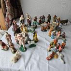 LOT OUDE KERSTFIGUREN, Ophalen of Verzenden