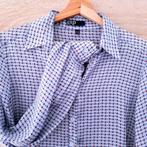 Licht.blauwe,satijnachtige damesblouse.GSP:Mt 40/42 : L/XL., Kleding | Dames, Maat 38/40 (M), Blauw, Ophalen of Verzenden, Zo goed als nieuw