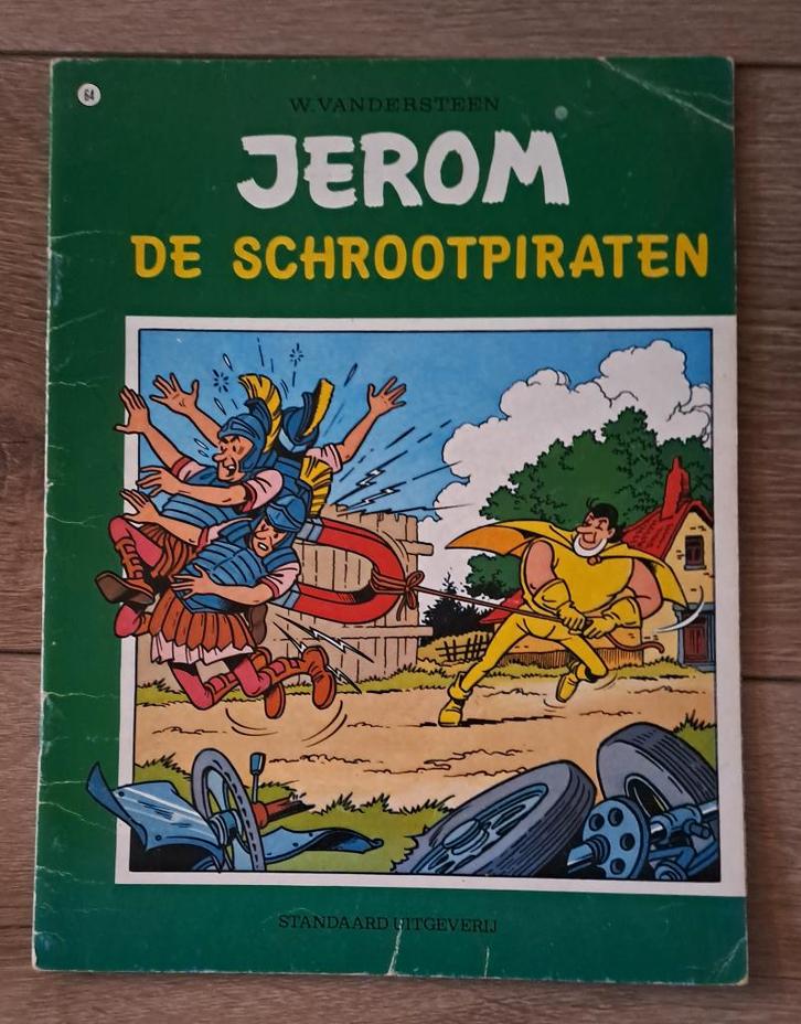 64 - Jerom - De Schrootpiraten, Boeken, Stripverhalen, Gelezen, Eén stripboek, Ophalen of Verzenden