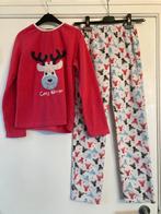 Warme pyjama fuchsia rendier - In Extenso - 12 jaar, Kinderen en Baby's, Nacht- of Onderkleding, Gebruikt, Meisje, Ophalen of Verzenden