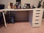 Bureautafel ikea met lades, Ophalen, Gebruikt, Tafel(s)