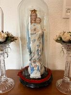 Maria met kind onder stolp kopen met of zonder kaarsen naast, Antiquités & Art, Antiquités | Objets religieux, Enlèvement