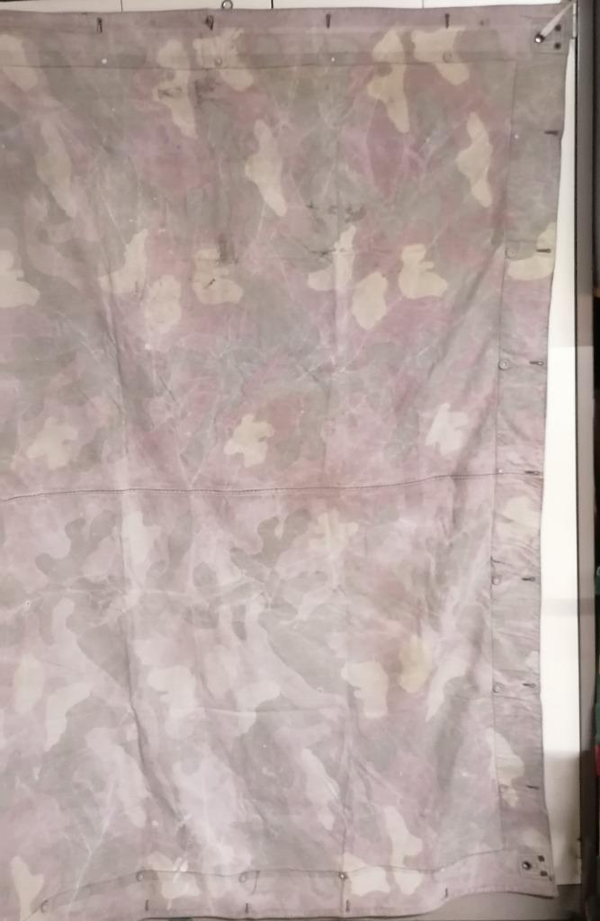 Toile tente camouflée militaire Italie WW2, Collections, Objets militaires | Seconde Guerre mondiale, Envoi