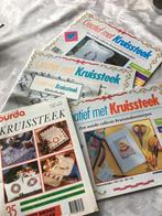 Kruissteekboekjes., Patron, Broderies à la main, Utilisé, Enlèvement ou Envoi