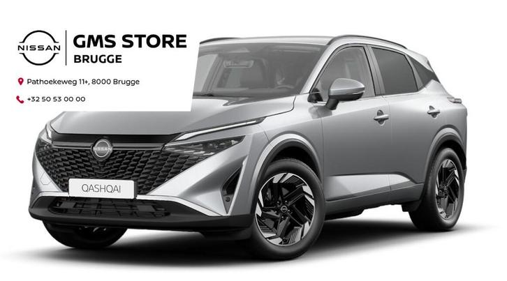 Nissan Qashqai MHEV N-Connecta + verw zetels + pano dak, Auto's, Nissan, Bedrijf, Te koop, Qashqai, 360° camera, Adaptive Cruise Control