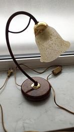 Lampe tulipe vintage en verre à lait - 2 pièces - 30€ chacun, Enlèvement, Comme neuf