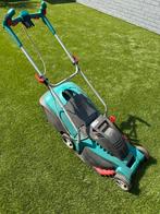 Bosch Rotak 43 elektrzische grasmaaier goed werkend, Tuin en Terras, Grasmaaiers, Ophalen, Gebruikt, Elektrische grasmaaier, Opvangbak