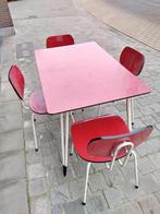 Vintage formica keukentafel en stoelen, Ophalen